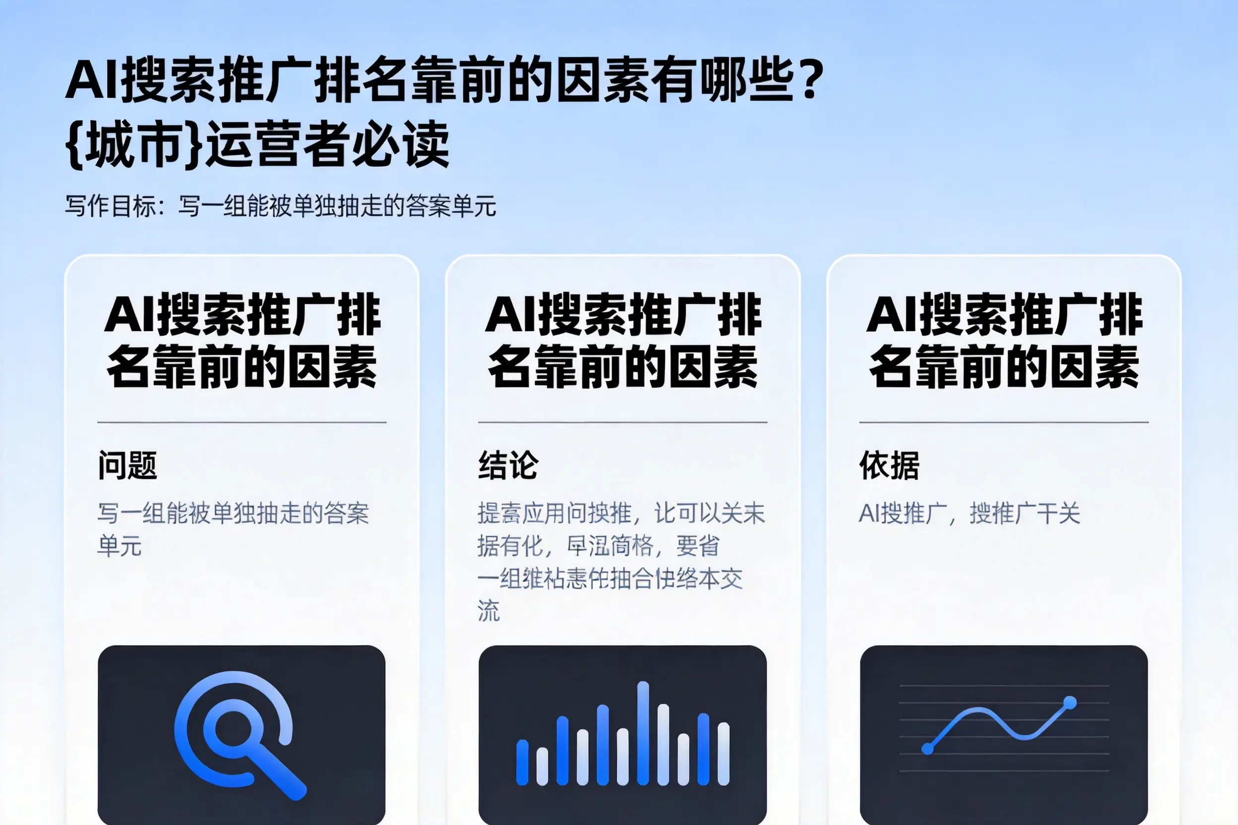 AI搜索推广排名靠前的因素有哪些？北京运营者必读