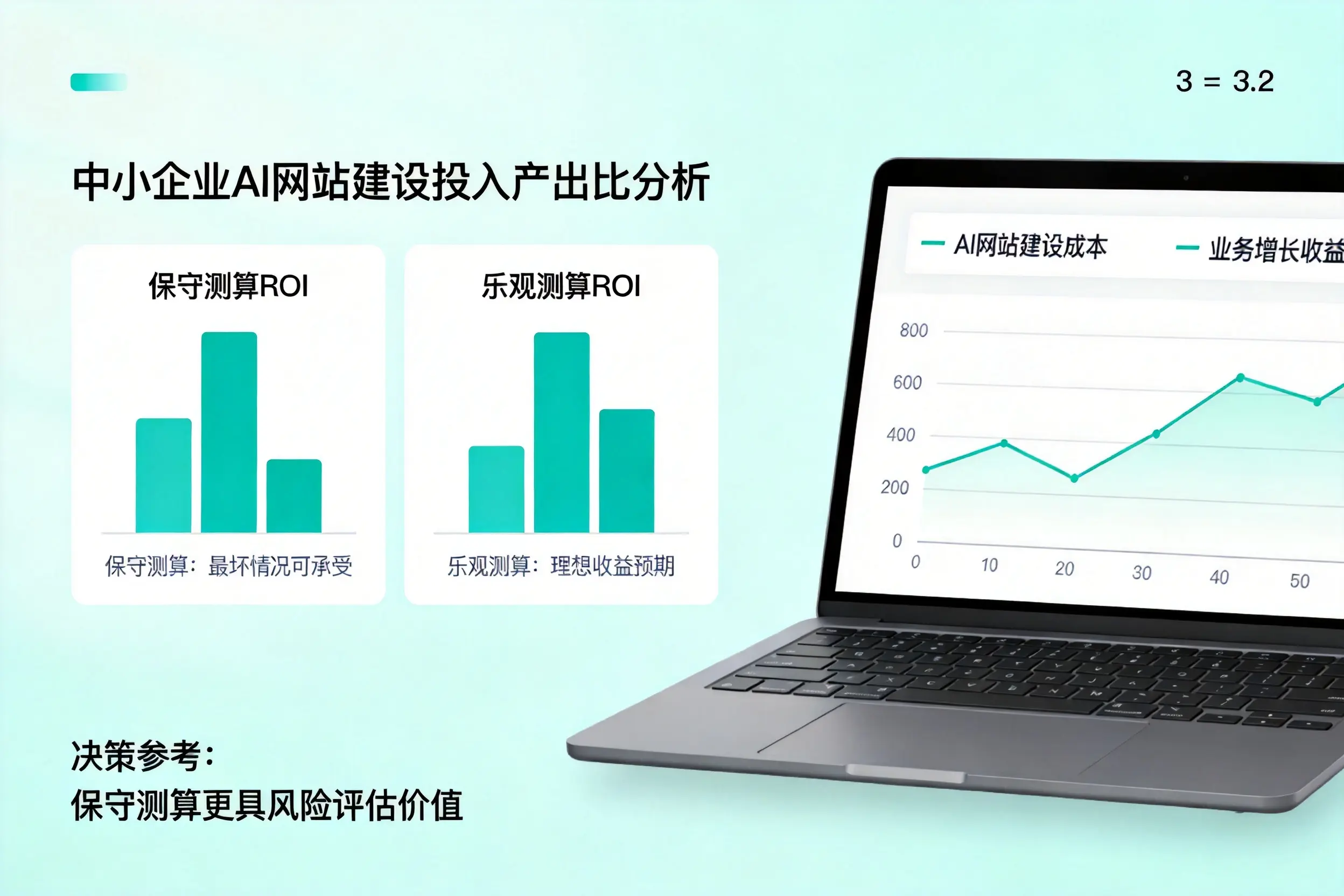 北京中小企业AI网站建设投入产出比怎么算?先看这份分析